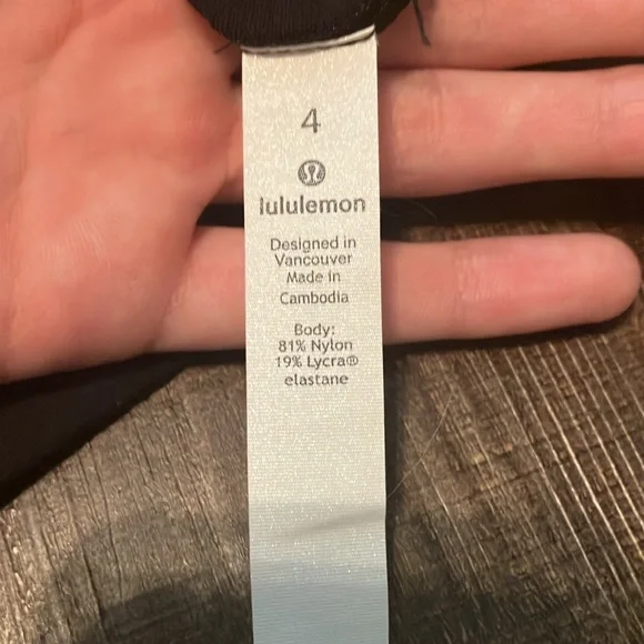 Black Lululemon Capris - Picture 3 of 4